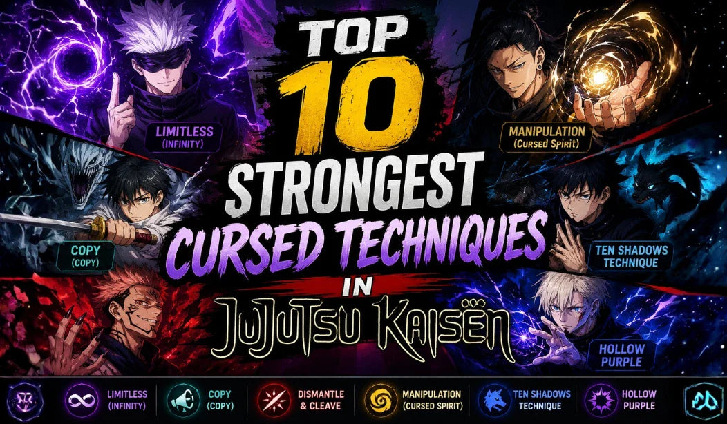 Top 10 Strongest Cursed Techniques in Jujutsu Kaisen
