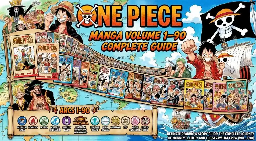 One Piece Manga Vol. 1–90: A Complete Fan Journey