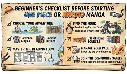 Beginner’s Checklist Before Starting One Piece or Naruto Manga