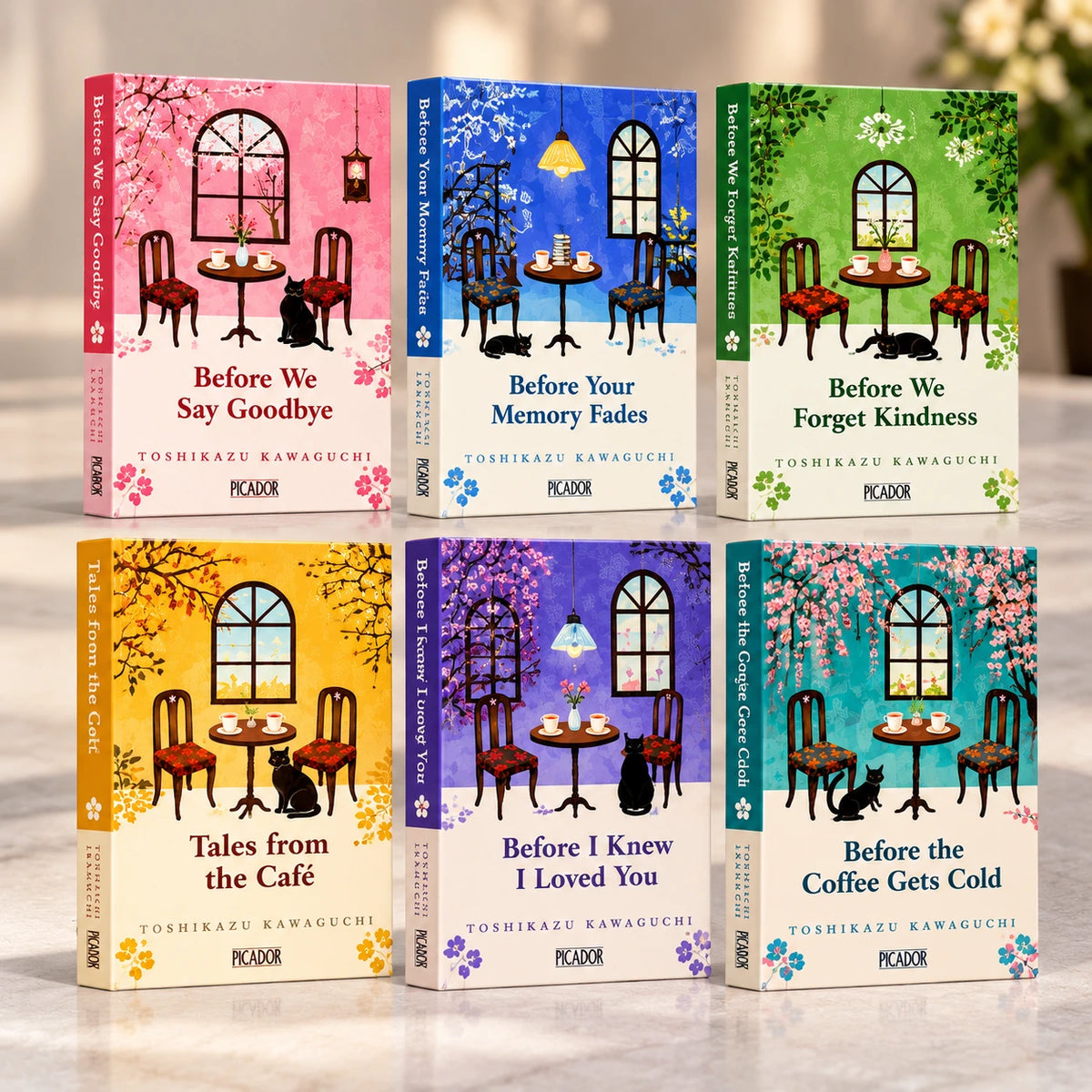Six Before the Coffee Gets Cold books from the complete box set