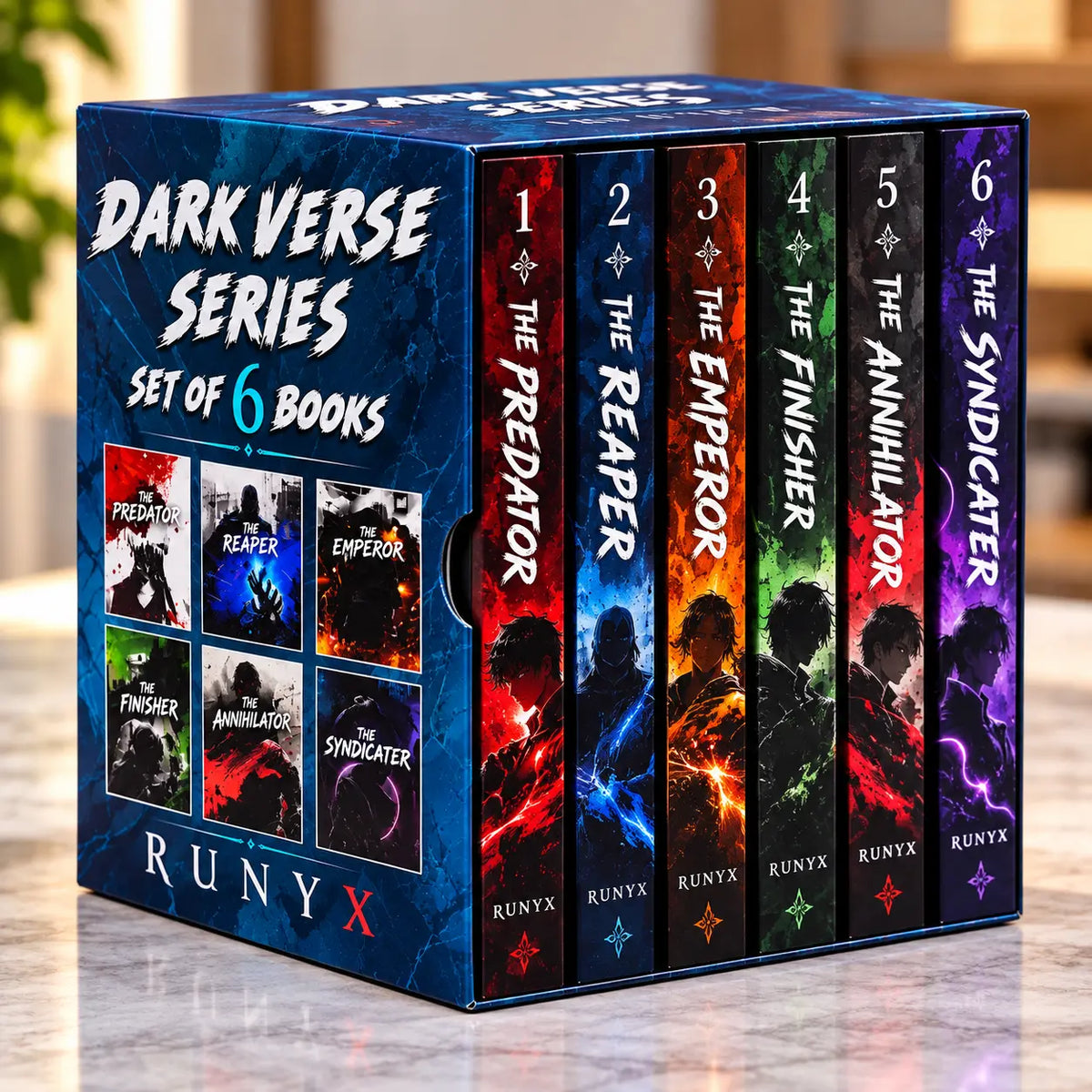 Dark Verse Series books 1 to 6 by RuNyx complete collection
