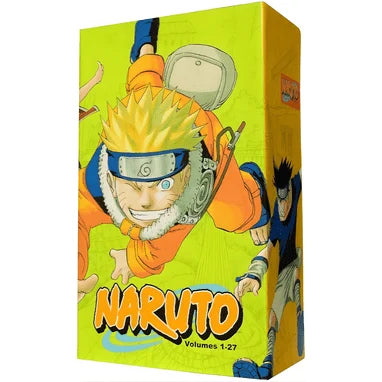 Naruto Manga Box Sets 1–3 containing Volumes 1–72 by Masashi Kishimoto.
