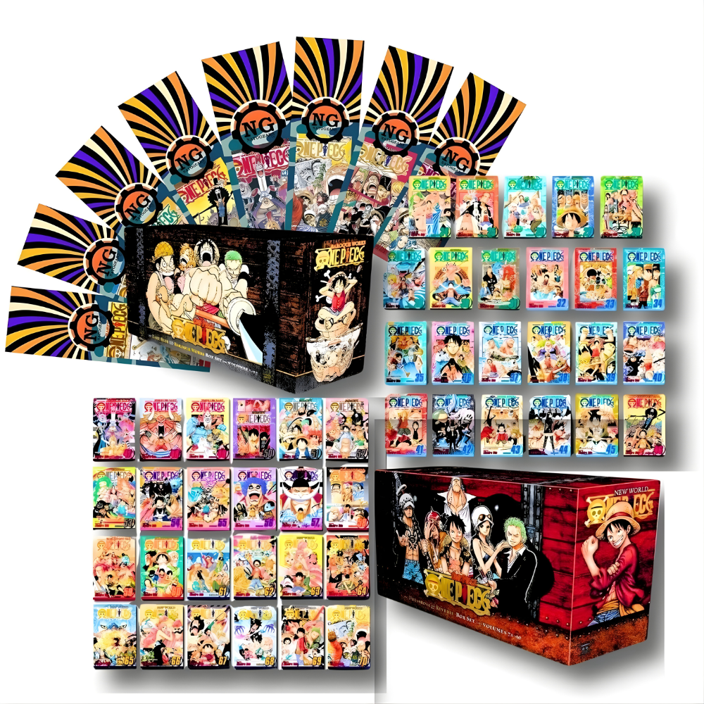 One Piece Manga Vol 1–90 Full Set + Free Wall Poster – Mangas Novel