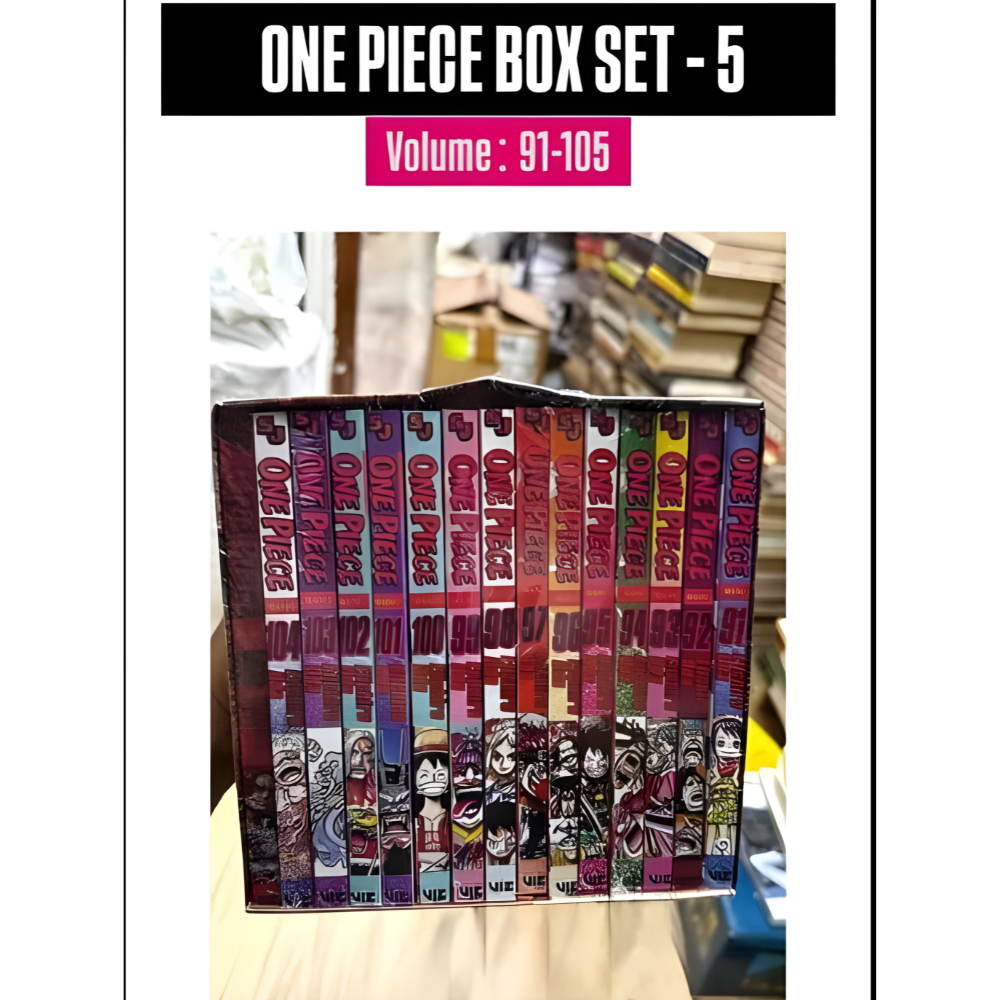 One Piece Manga Set Vol. 91–105 | Wano to Egghead + Poster