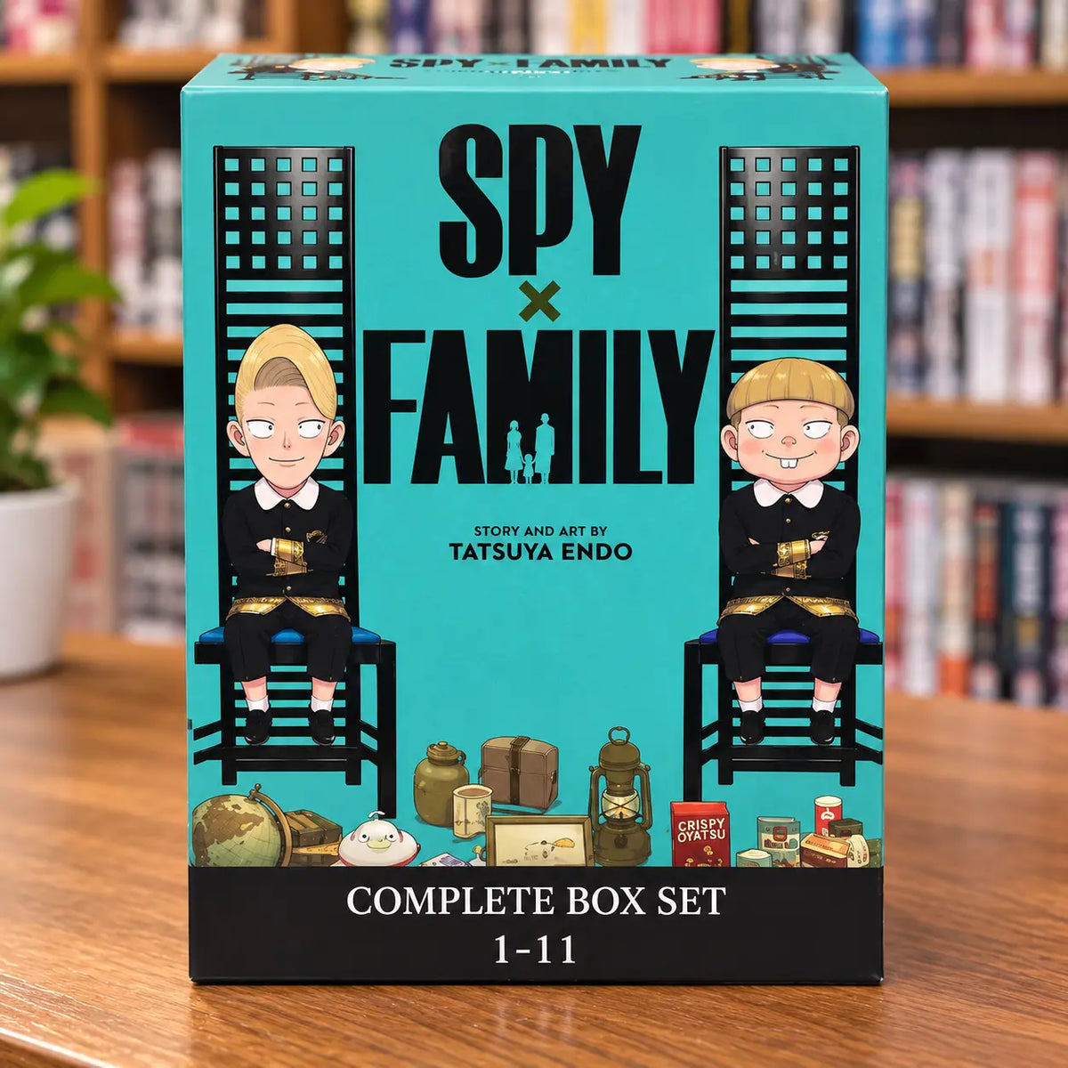 Spy x Family Complete Box Set volumes 1 to 11 with the original box featuring Anya and the Spy x Family characters