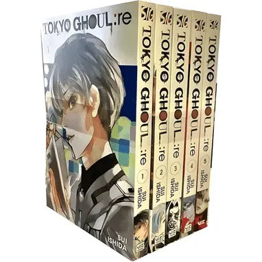 Supernatural dark fantasy manga bundle featuring Jujutsu Kaisen and Tokyo Ghoul:re manga collections.