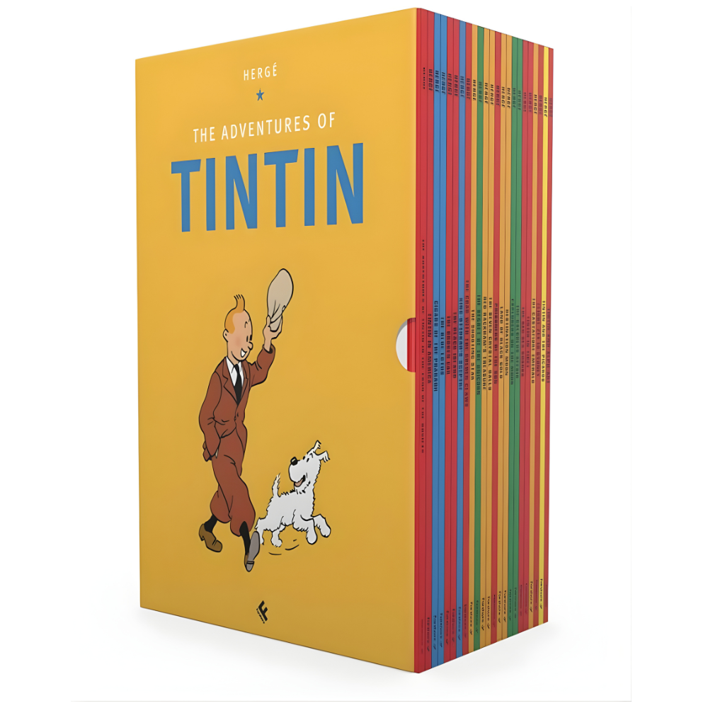 The Adventures of Tintin: 23 Book Complete Box Set by Hergé