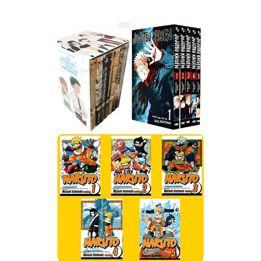 A Silent Voice Jujutsu Kaisen Naruto Box Set